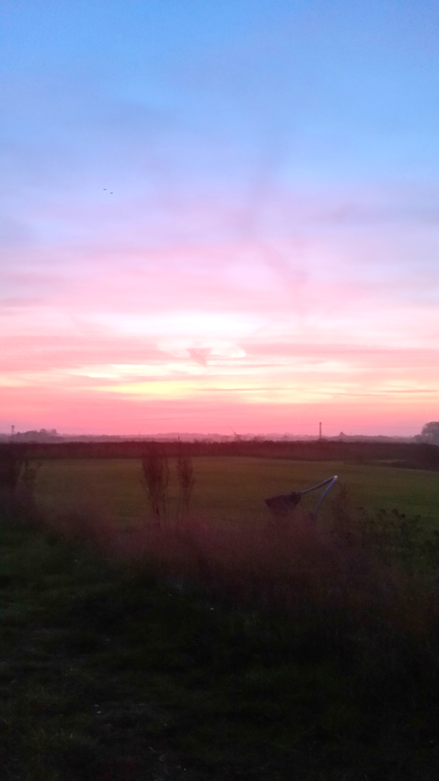 the sky the next morning